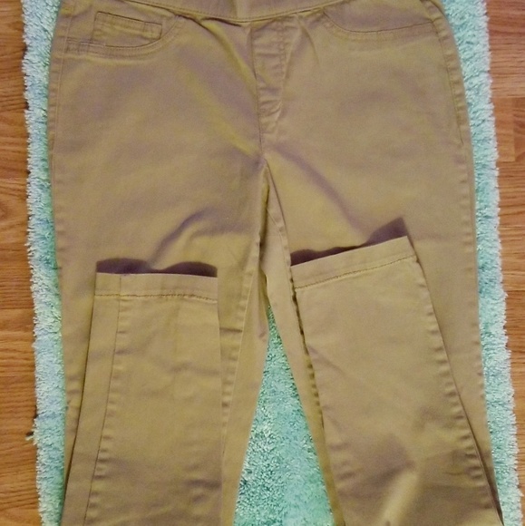 Women's Jeggings - Tan Sculpted Ankle, Stretch - Picture 8 of 8